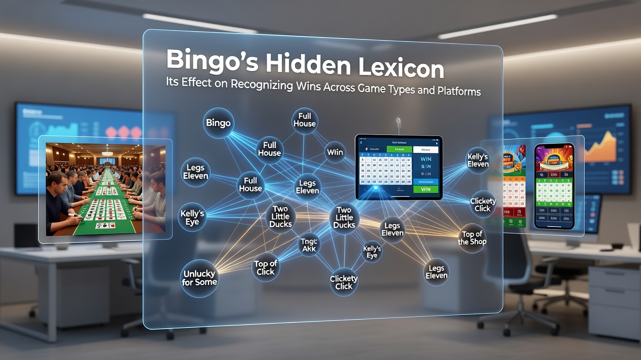 Bingo players scanning cards while listening to traditional number calls in a busy hall